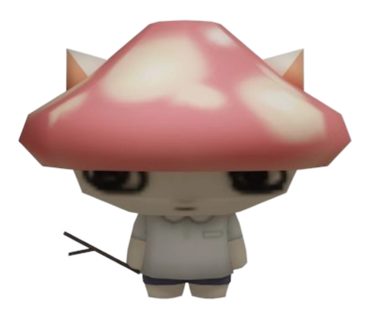 Mushroom Cat standing